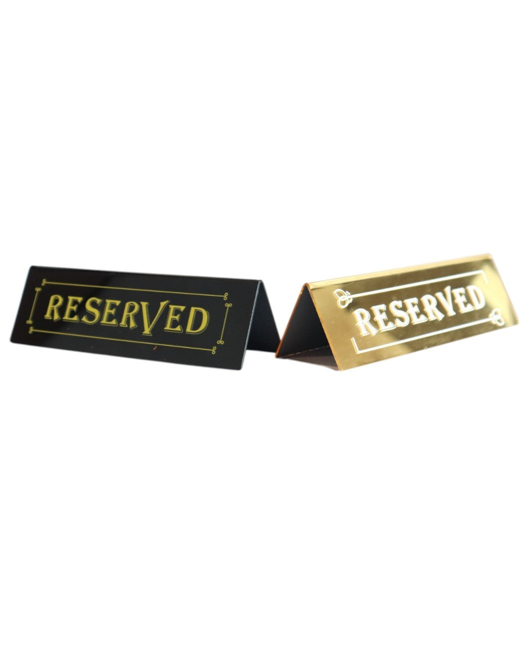 Aviso/Cartel de mesa Reservada Set x 5u | Restaurantes, Bares, Cafeterías, Buffets