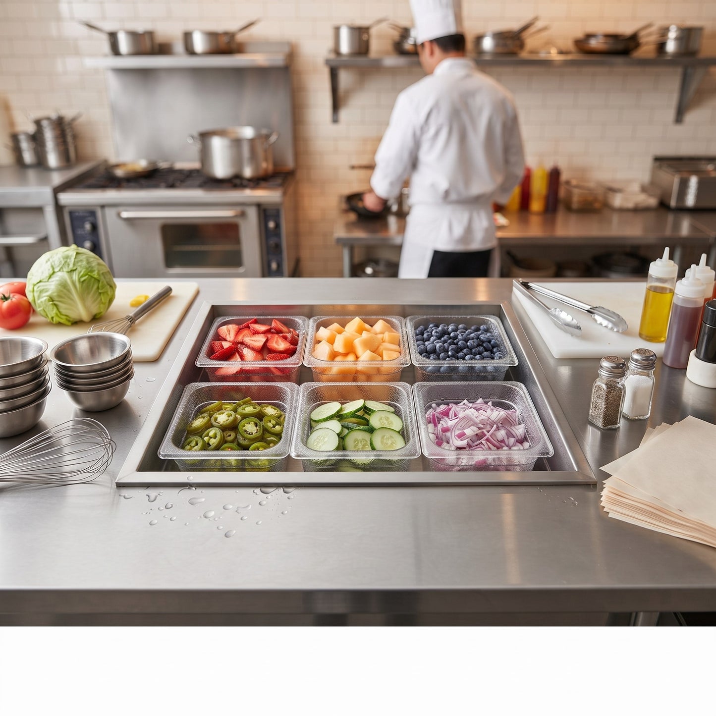 Azafates o Bandejas Gastronorm de Policarbonato Certificados NSF | Bares, Restaurantes y Fast Food