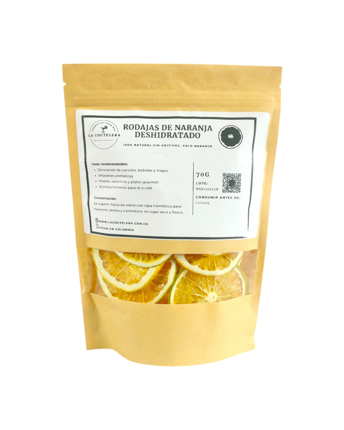 Rodajas de Cítricos Deshidratados – 100 % Naturales | para Coctelería, Infusiones y Repostería