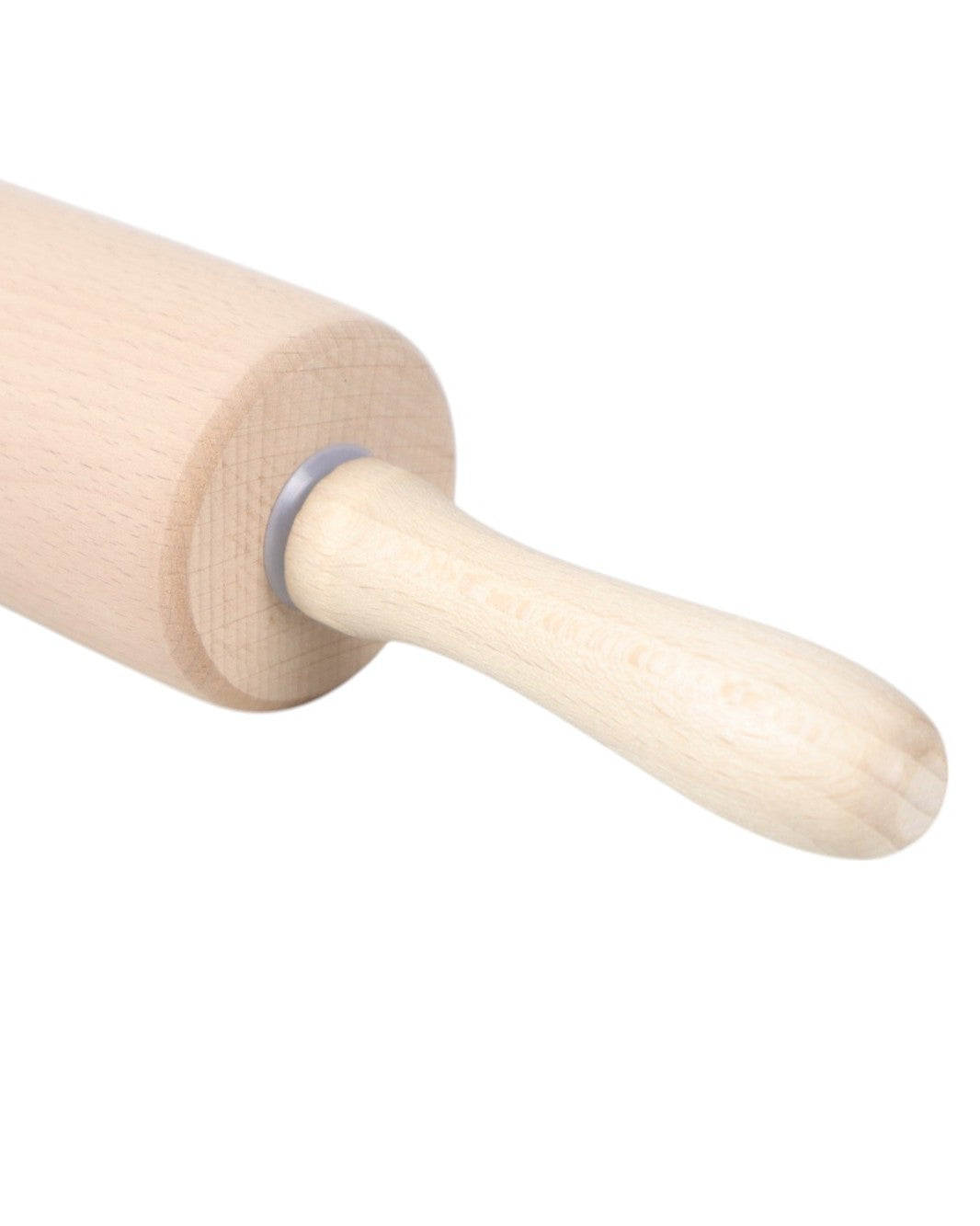 Rodillo Profesional de Madera de Haya 45 cm – Ideal para Masa de Pizza Artesanal, Panadería y Repostería Fina