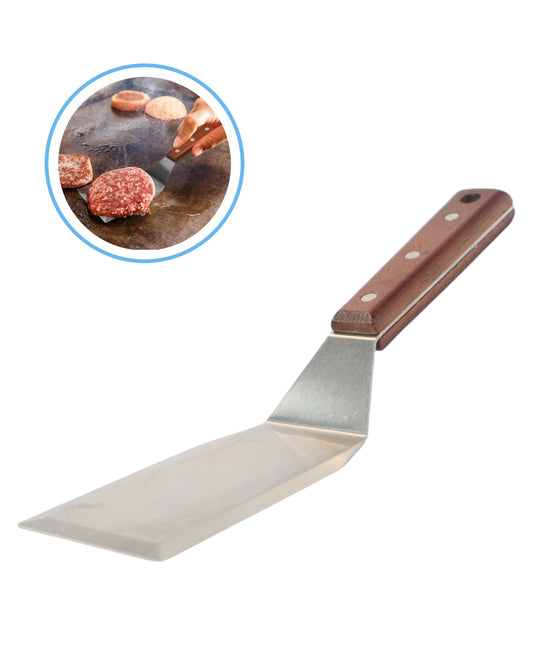 Espátula Profesional para Hamburguesas | Ideal para Smash Burgers y Planchas