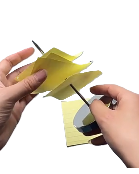 Pincha papeles porta facturas de acero inoxidable 13cm para organizar comandas en caja de restaurante