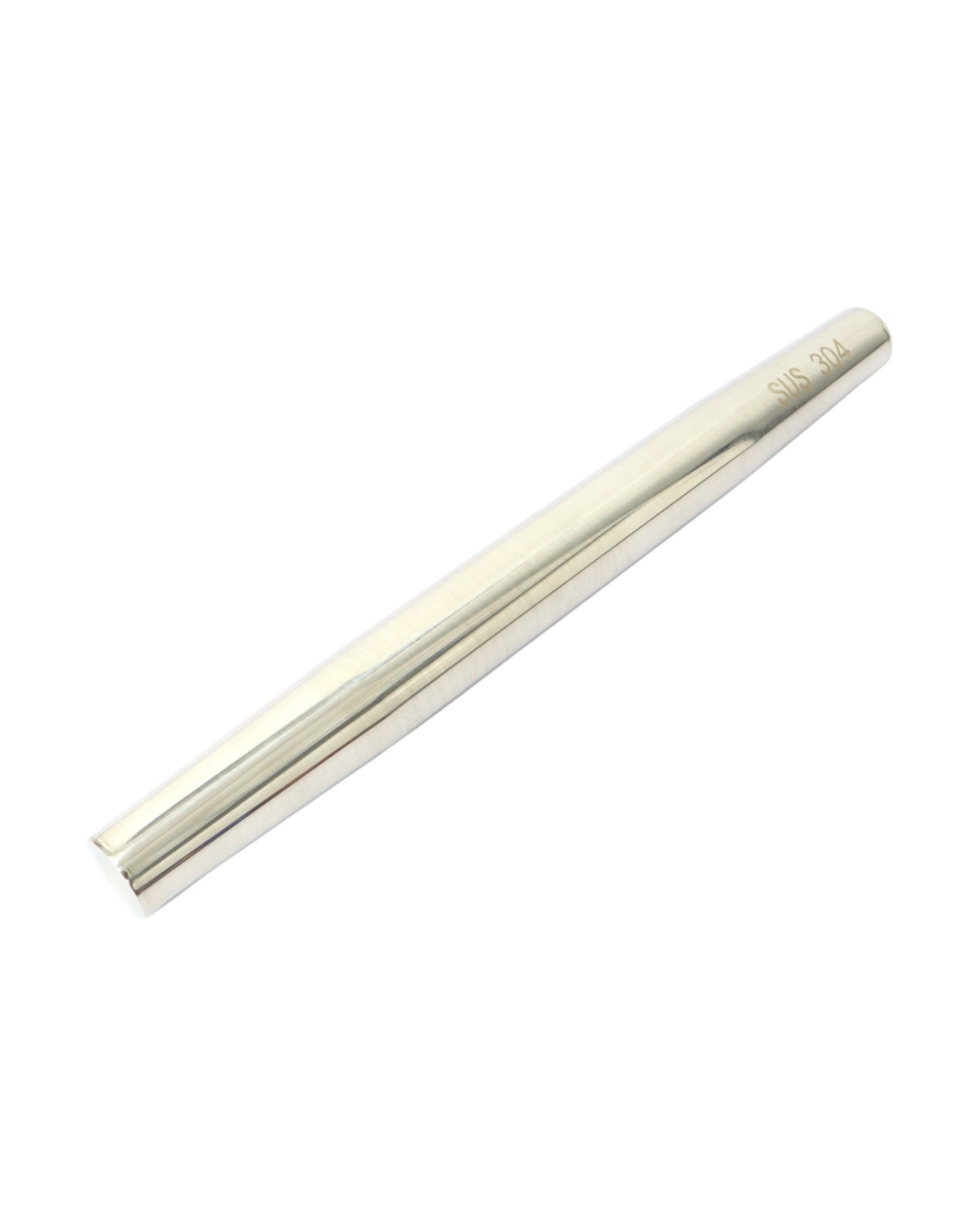 Rodillo francés de acero inoxidable de 33cm de largo ideal para masas frías en repostería y panadería