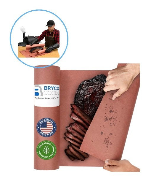 Papel Carnicero Rosado Profesional  para Ahumados y BBQ – 45,7 cm x 53,3m