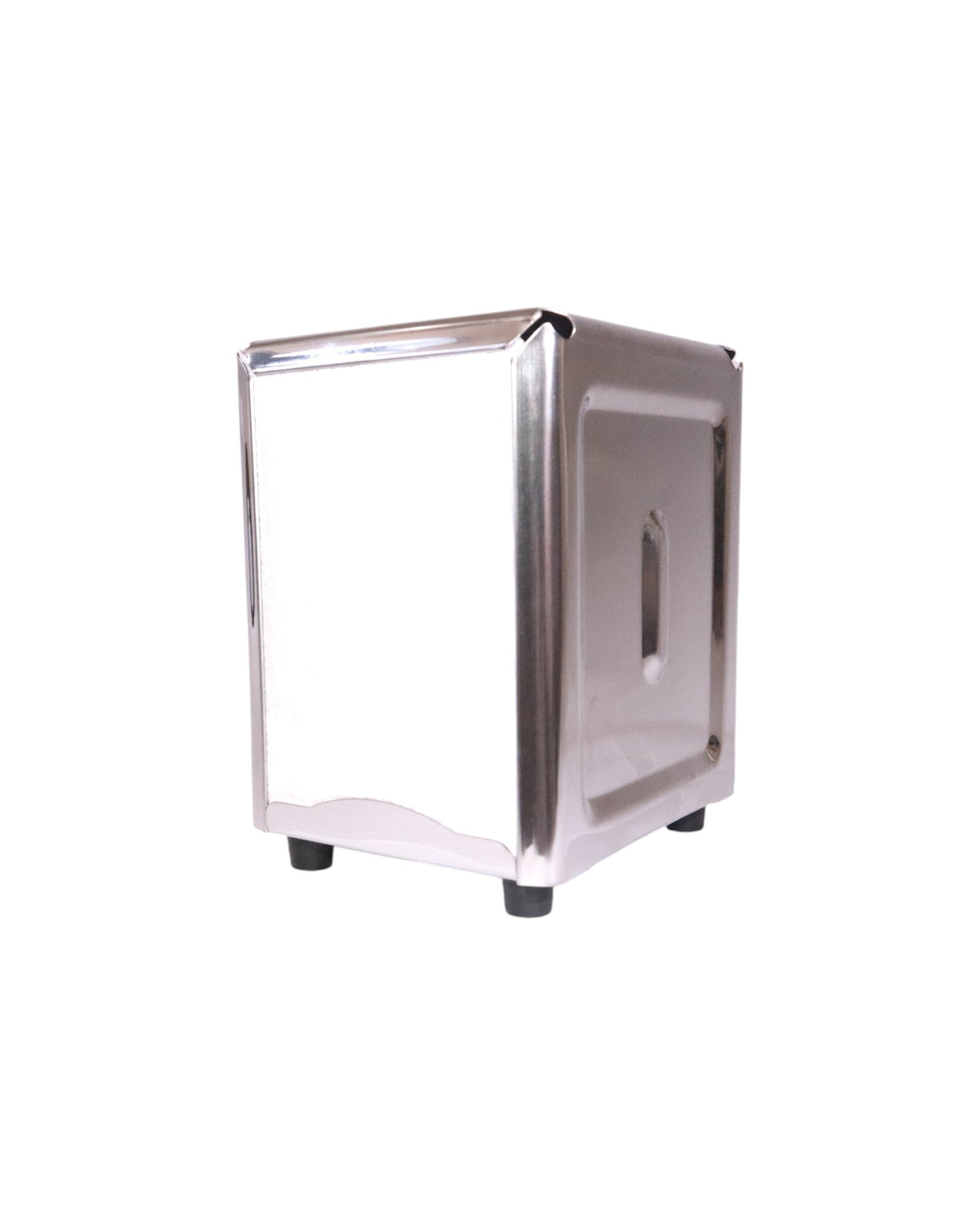 Servilletero Profesional Doble Salida de Acero Inoxidable 11,5×10×14cm | Restaurantes, Cafeterías y Bares