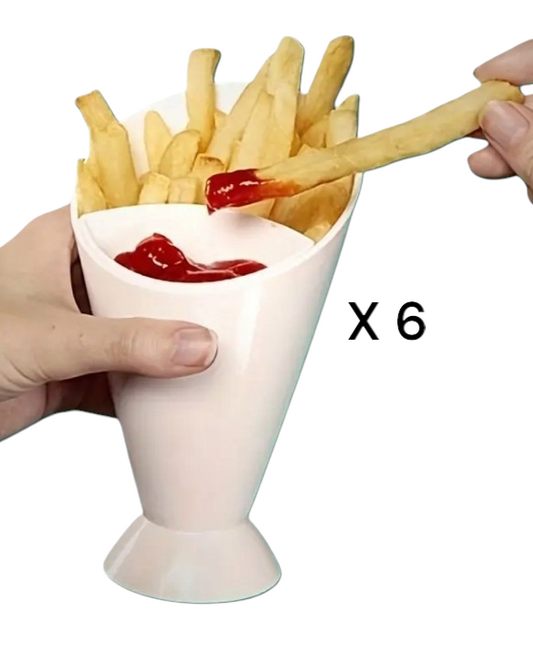Cono para Papas Fritas, otras Frituras y Salsas