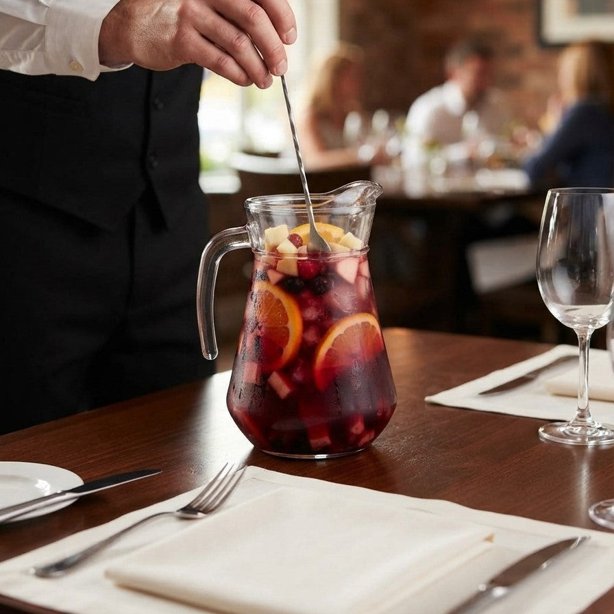 Cuchara para Sangría y Tinto de Verano de Acero Inoxidable de 32 cm | Restaurantes y Bares