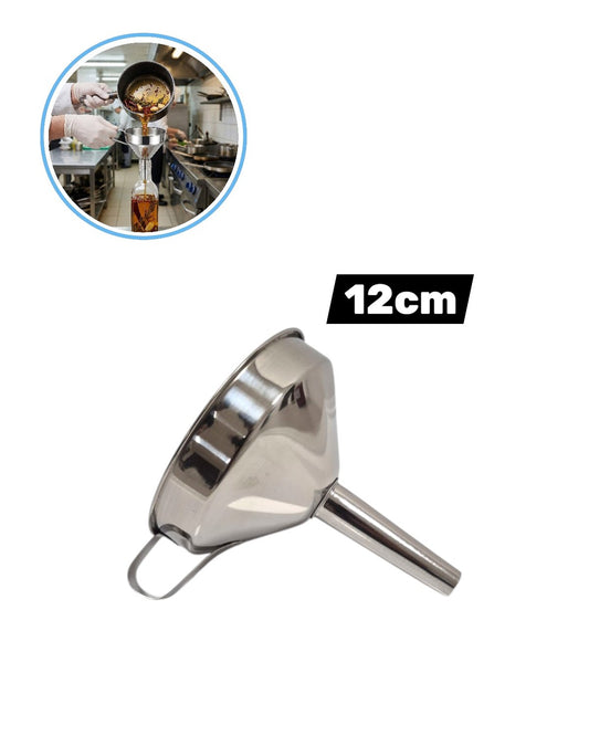 Embudo Profesional Acero Inoxidable  para Salsas y Cocina Industrial 12cm | Restaurantes, bares y cafeterías - La Coctelera