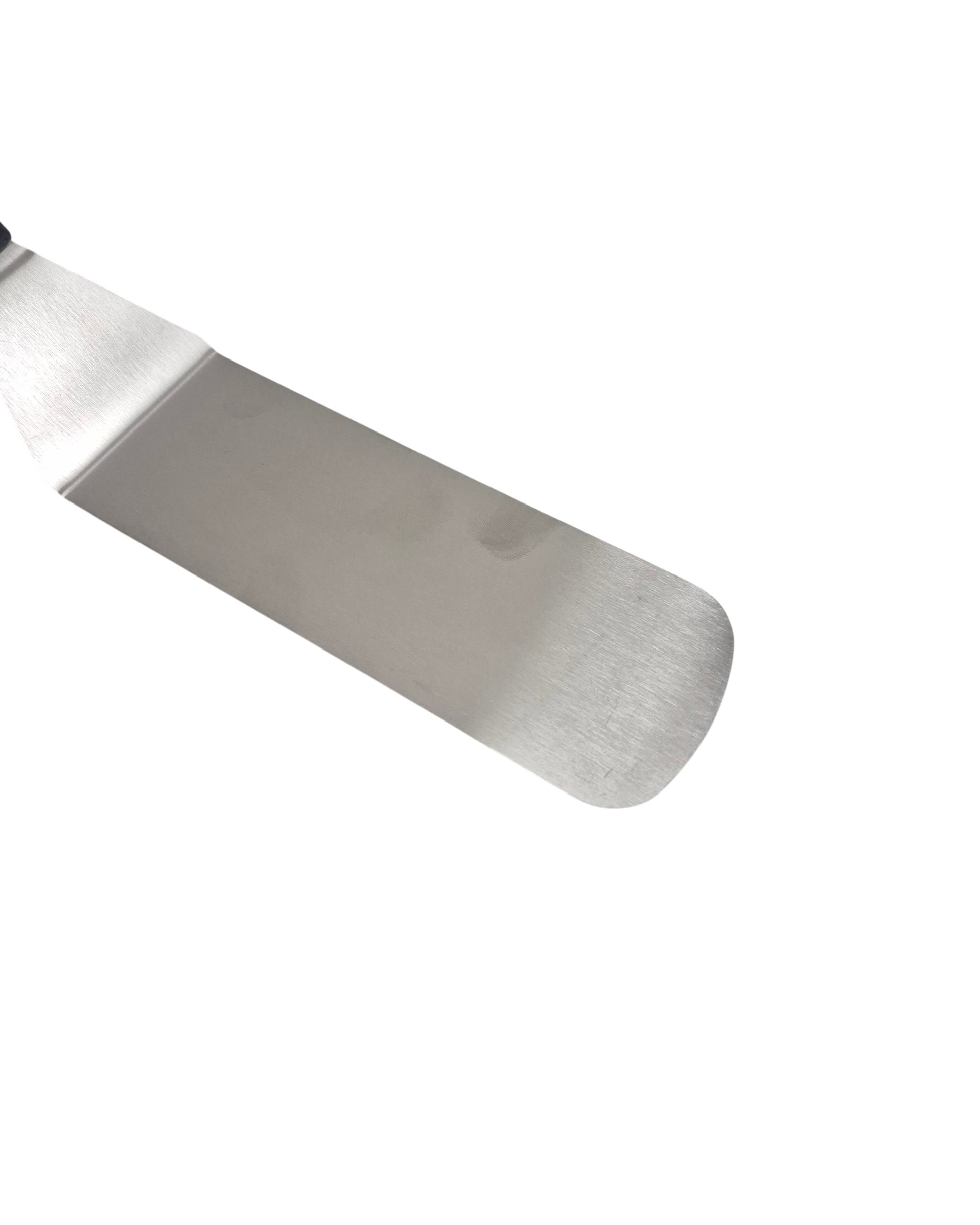 Espátula Profesional de Largo Alcance 20x7 cm | Acero Inoxidable y Seguridad Térmica HDPE - La Coctelera