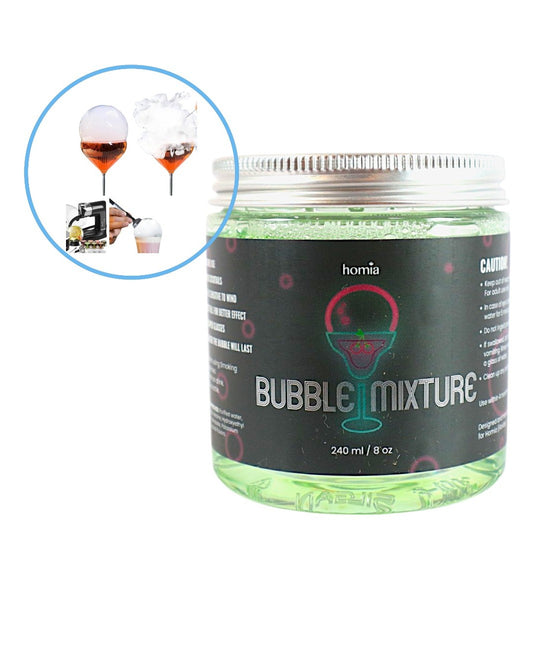 Mezcla de Burbujas Comestibles para Cocteles – 8 oz | Ideal para Flavour Blaster y Coctelería de Autor