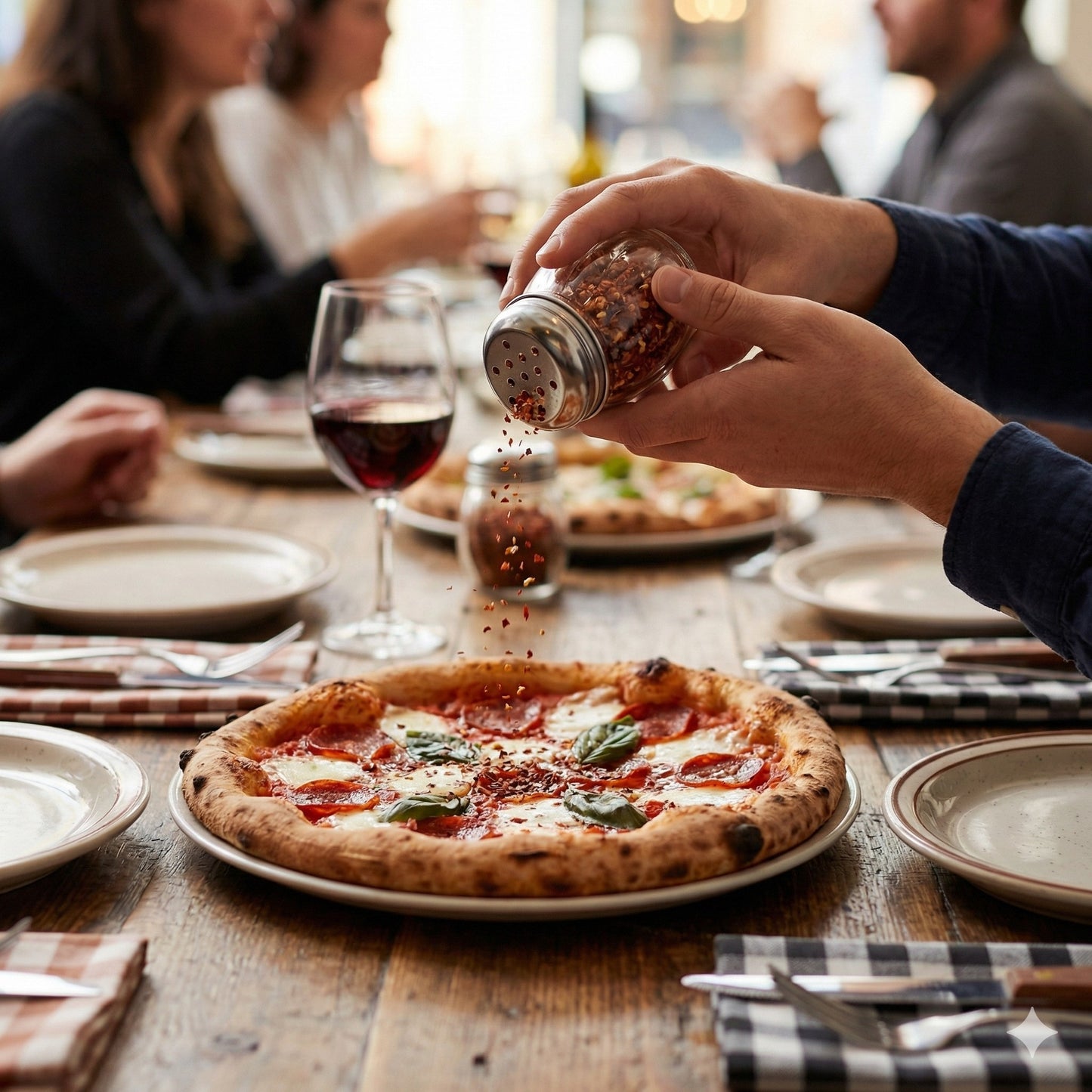 Set Especieros para Pizza - Orégano, Parmesano y Ají Triturado | Set x 2 Unidades con Tapa Metálica