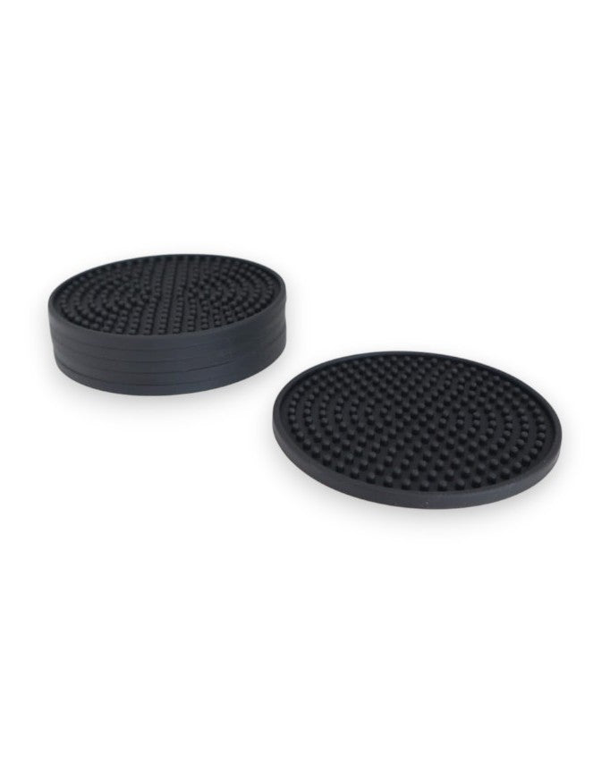 Set de 6 Posavasos Antideslizantes Profesional de Silicona de 10 cm | para Bares, Cafeterías y Restaurantes - La Coctelera