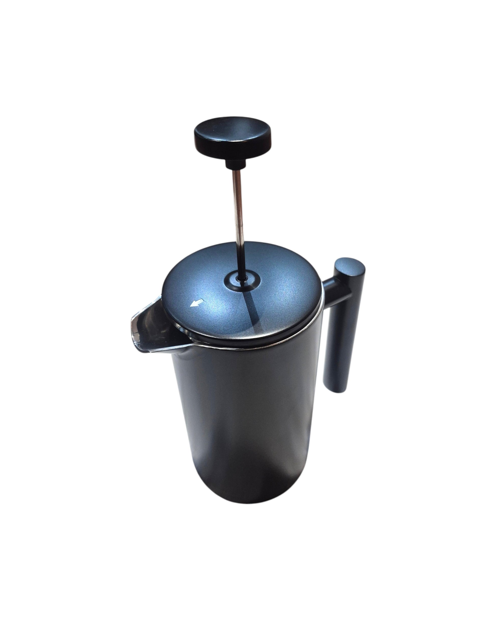 Prensa Francesa Profesional Premium en Acero Inoxidable Negro Mate - 350ml / 1000ml | Doble Pared - La Coctelera