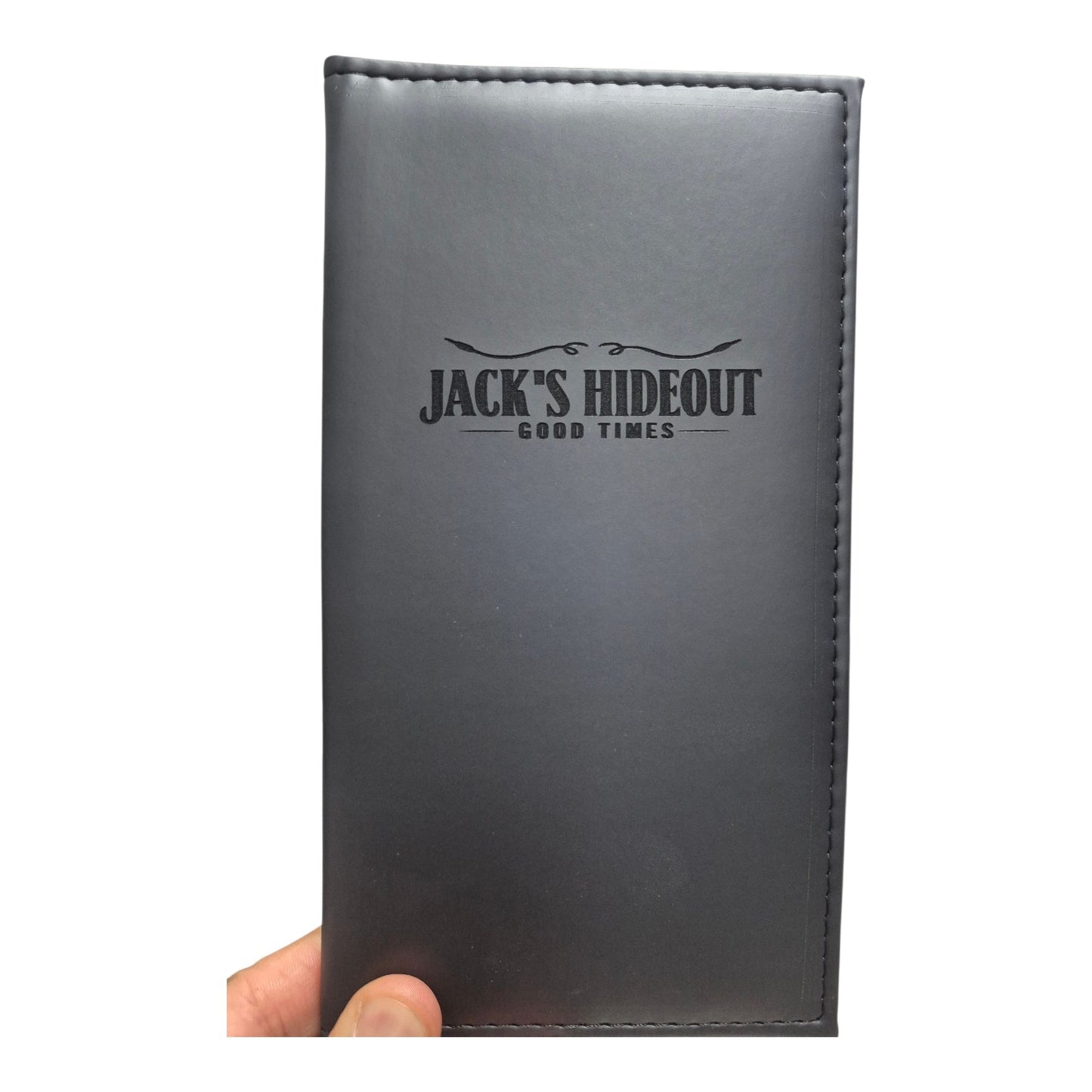 Carpeta Porta Cuentas en Cuero Sintético Premium 21x11cm | Ideal para Restaurantes, Bares y Hoteles - La Coctelera