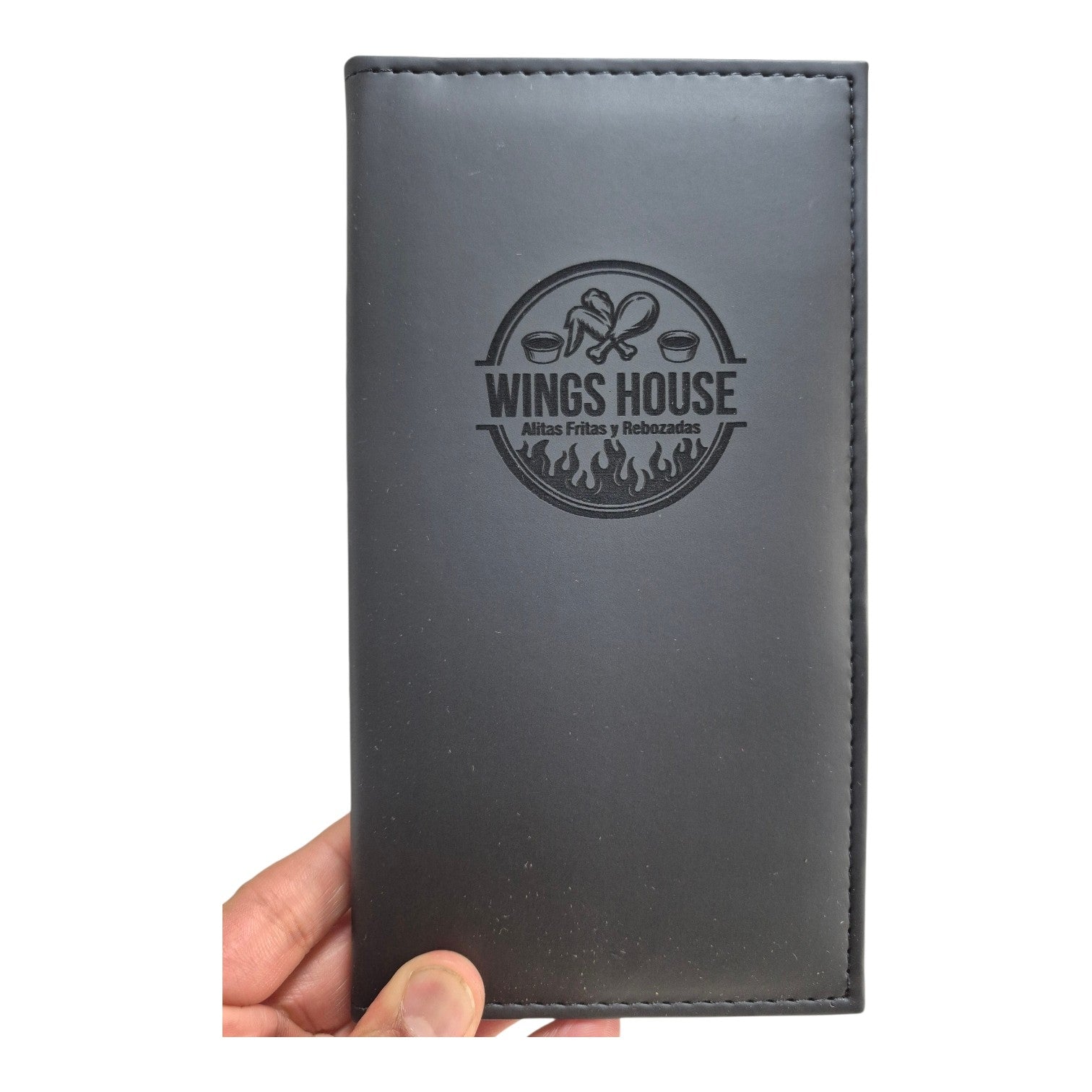 Carpeta Porta Cuentas en Cuero Sintético Premium 21x11cm | Ideal para Restaurantes, Bares y Hoteles - La Coctelera