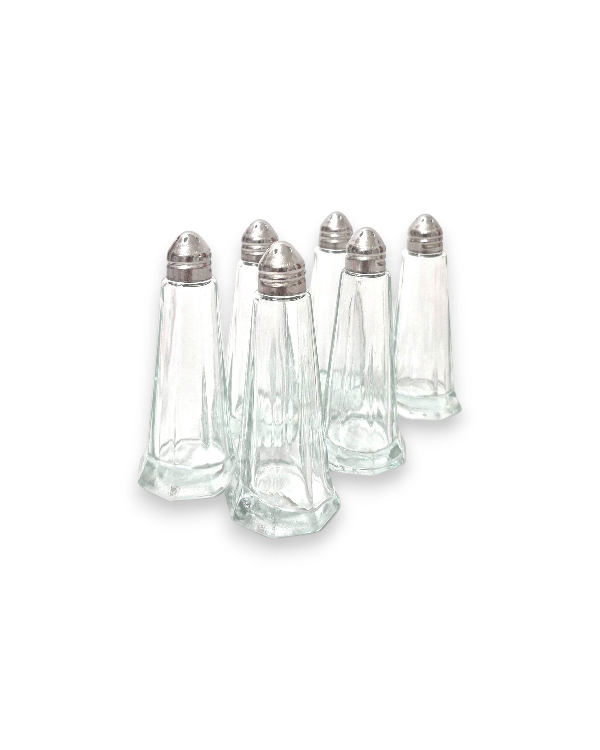 Salero de Vidrio Tipo Torre Eiffel de 1oz – Línea de Mesa Profesional para Sal | Restaurantes y Hoteles - La Coctelera
