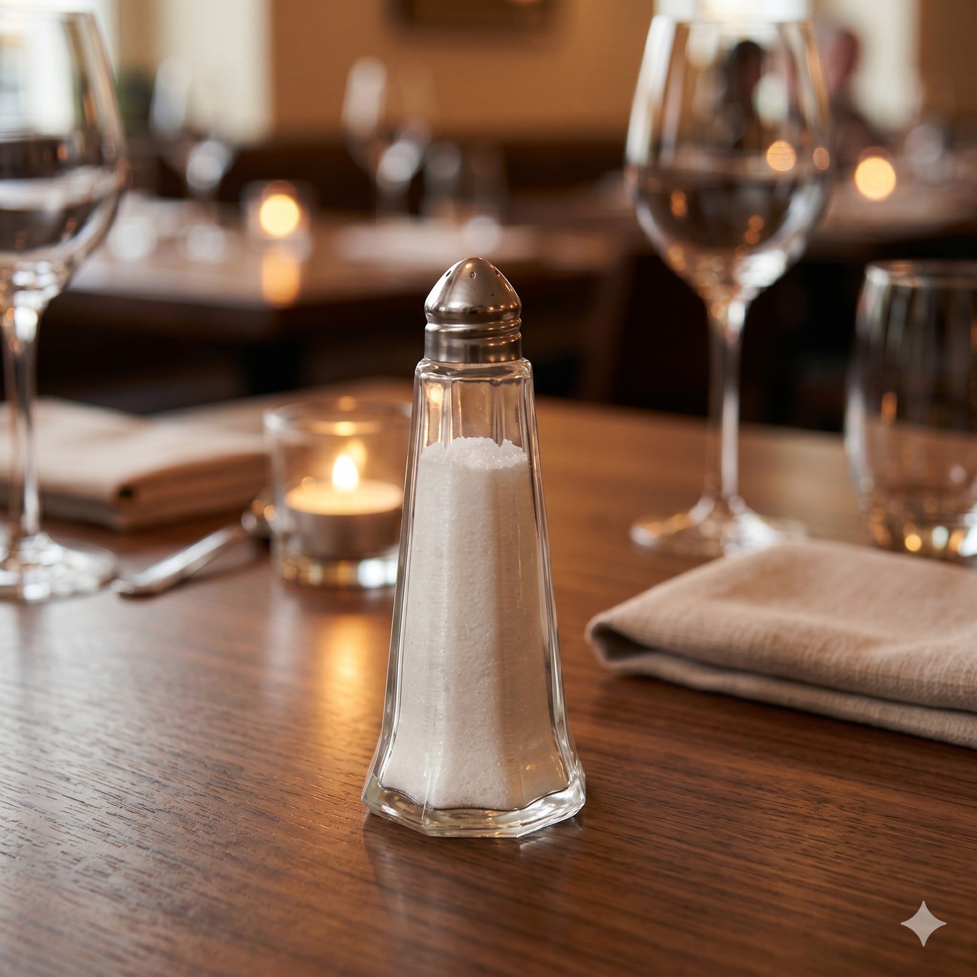 Salero de Vidrio Tipo Torre Eiffel de 1oz – Línea de Mesa Profesional para Sal | Restaurantes y Hoteles - La Coctelera