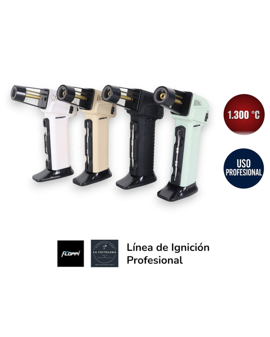 Soplete Profesional de Cocina 1300 °C / 2500 °F Llama Graduable | para Restaurantes y Coctelería - La Coctelera