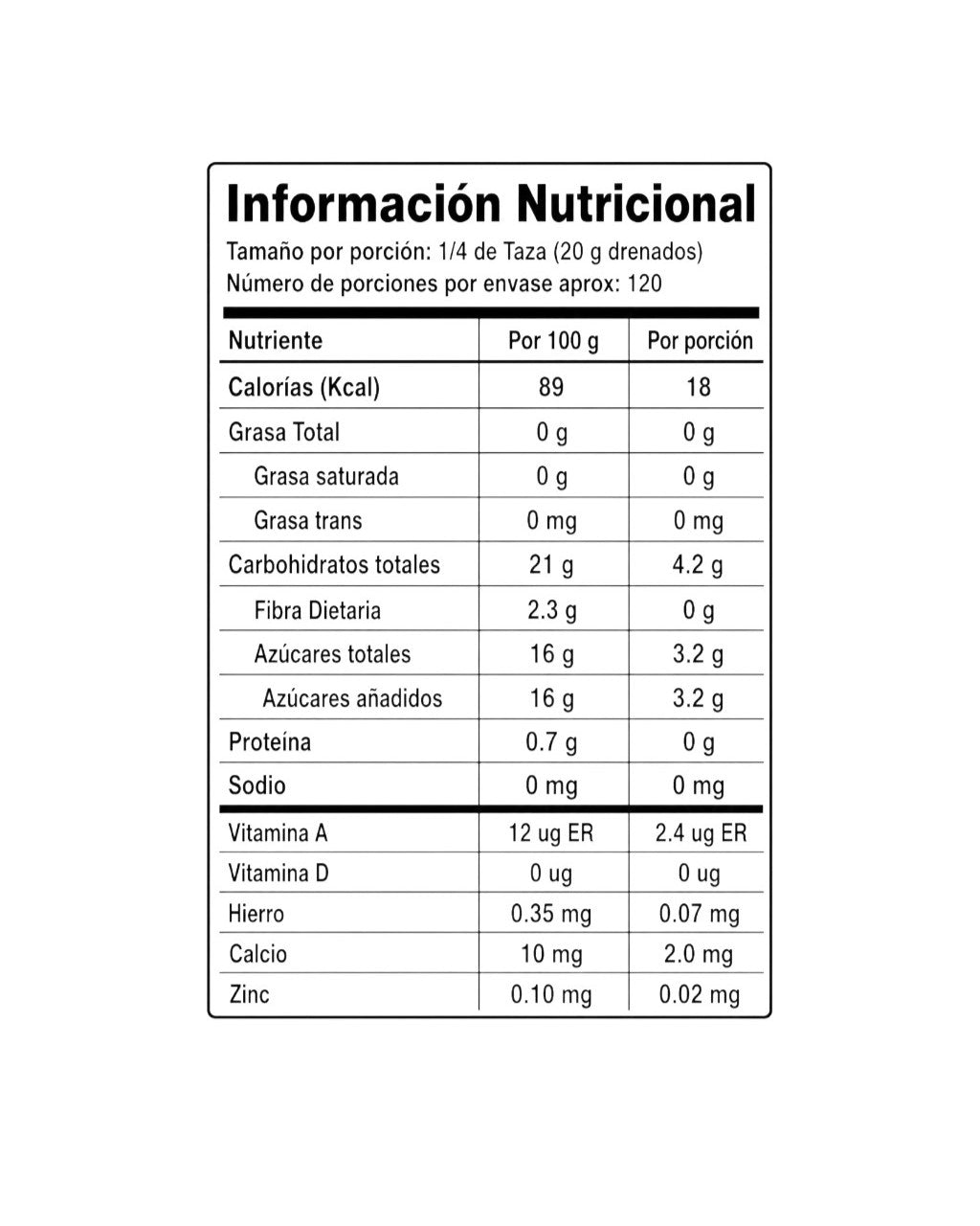 Cerezas Marrasquino Azienda sin Tallo Galón 4000g | Heladerías, Cafeterías, Bares y restaurantes